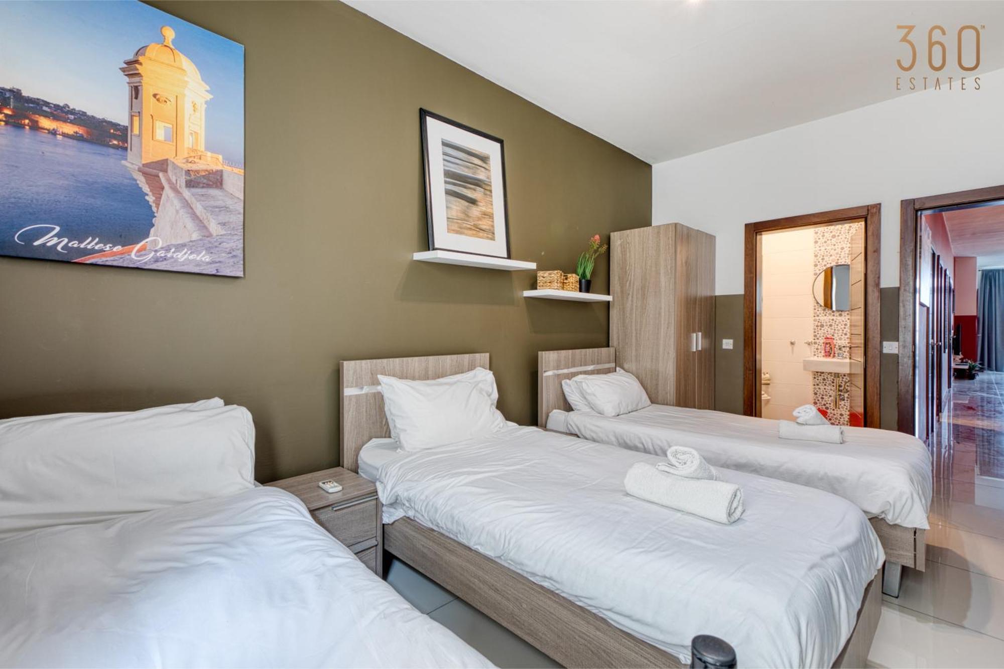 A Lovely 3 Bedroom, 3 Baths Home In The Centre Of Gzira By 360 Estates Dış mekan fotoğraf